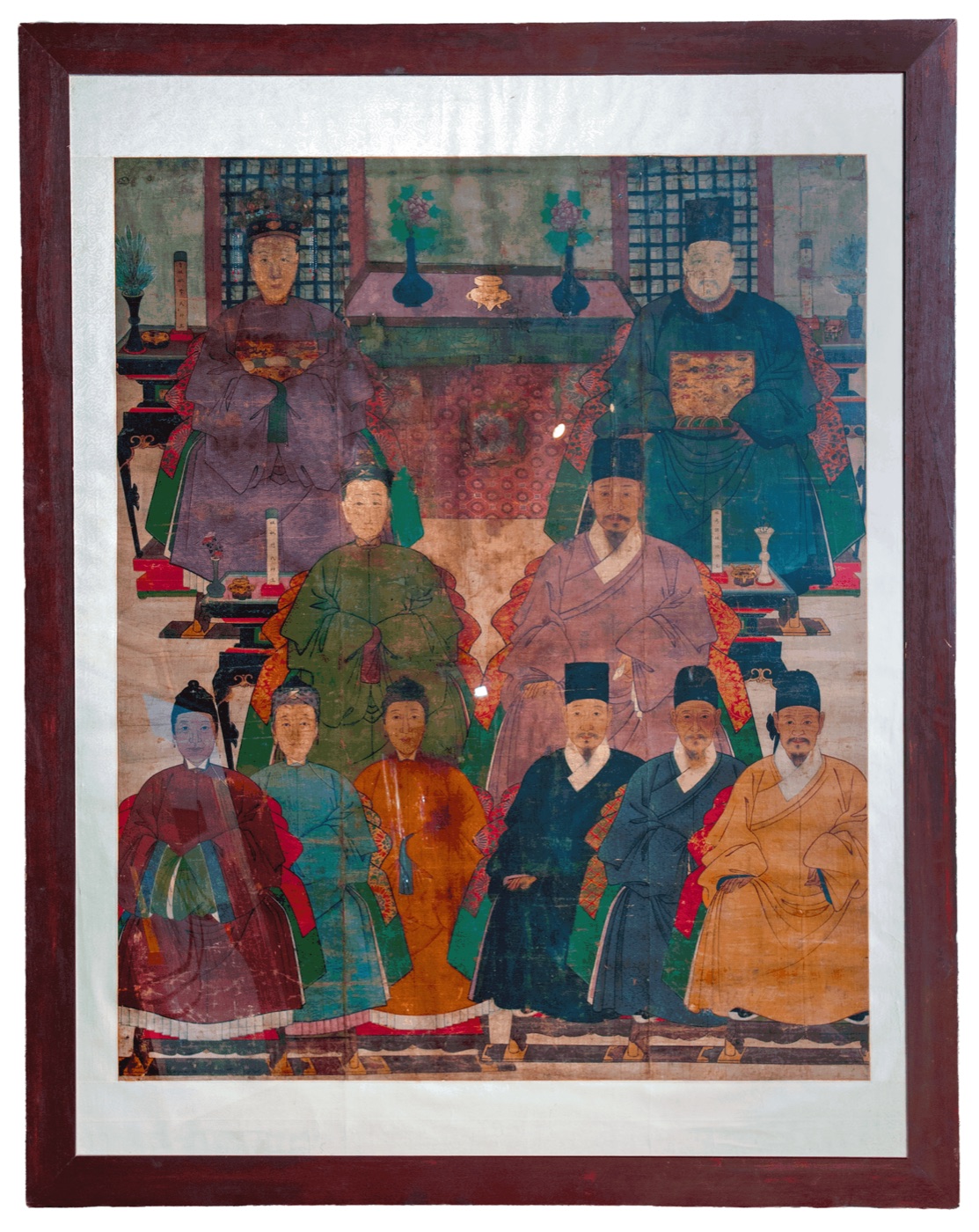Retrato familiar oriental sobre seda — adelanto de la Gran Subasta del 17 de octubre