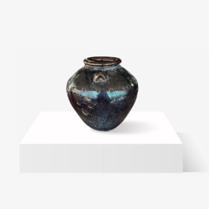 Lote 281, Ánfora de cerámica vidriada, estilo Ming