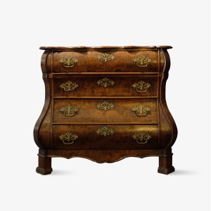 Lote 193, Cómoda de cuatro cajones holandesa