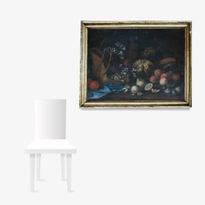 Lote 108, "Bodegón de frutas"