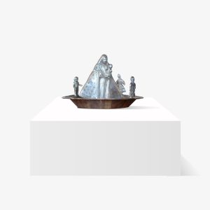 Lote 148, Plato limosnero de plata