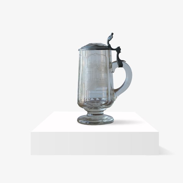 Lote 266, Colección de seis schop de cristal de bohemia