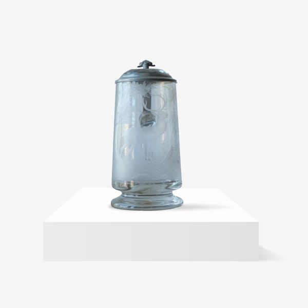 Lote 266, Colección de seis schop de cristal de bohemia