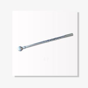 Lote 285, Mate de plata con calabaza natural