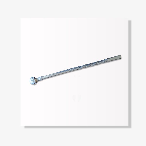 Lote 285, Mate de plata con calabaza natural