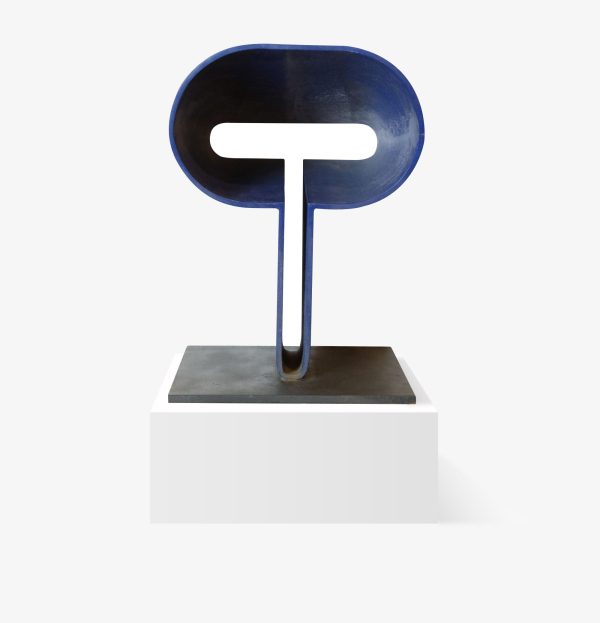 Lote 131, Pablo Jamett, Escultura en metal azul