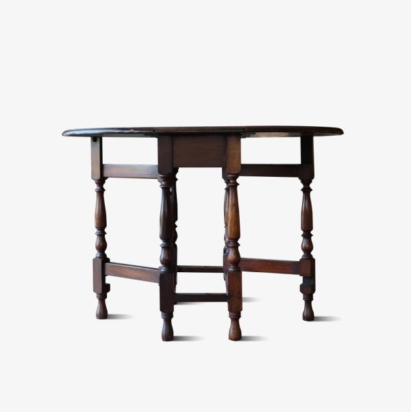 Lote 184, Mesa de costado Gate leg.