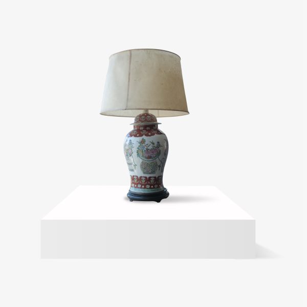 Lote 295, Par de tibores de porcelana china