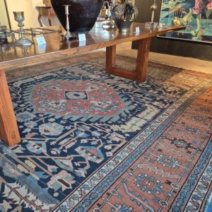 Lote 8, Alfombra heriz, antigua