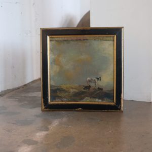 Lote 74, Pablo Burchard, "Vacas", óleo sobre tela.